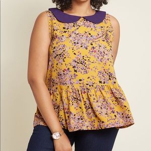 ModCloth (Jessy B) Exceptional Impression Top